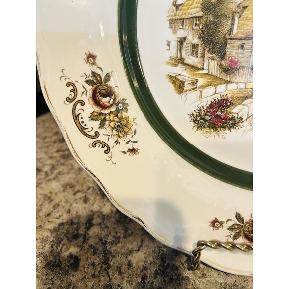 English Rural Scene Grindley Of Stoke Staffordshire England decorative plate 10” - Picture 7 of 9